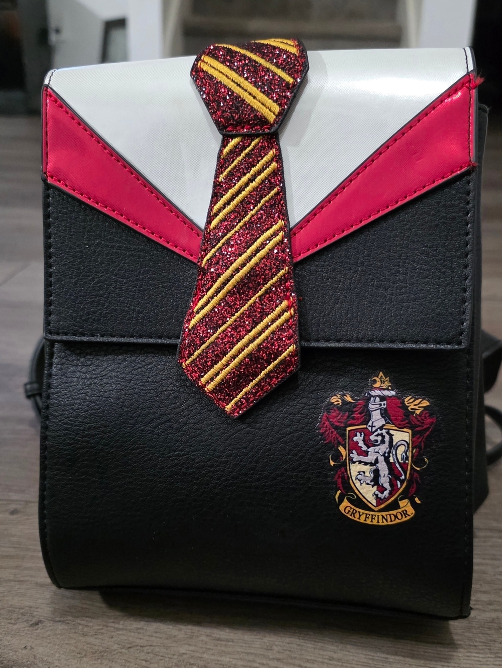 Danielle Nicole Harry Potter Gryffindor Faux Leather Uniform Mini Backpack
